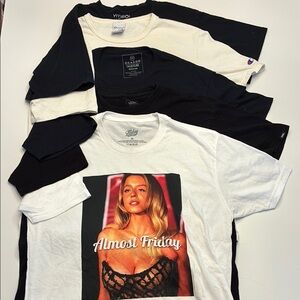 Graphic T-Shirts Men’s Medium 5 Piece Bundle